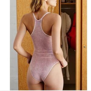 FP Movement Happiness Runs Bodysuit in Washed Red XS